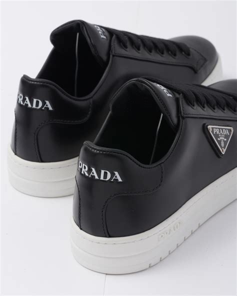 prada black sneakers mens|prada downtown sneakers men.